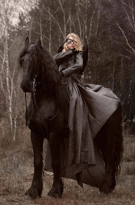 Witch on horseback
